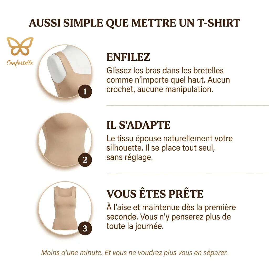 Débardeur avec soutien-gorge intégré confortable