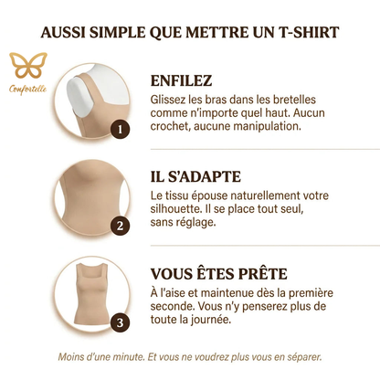 Débardeur avec soutien-gorge intégré confortable
